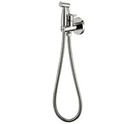 Grifo bidet empotrado Imex Serie Munich Niquel Cepillado RDM001/NQ, Kit Ducha Higienica Duchas Bidet Mano Con Mezclador, Monomando empotrar para bidé WC