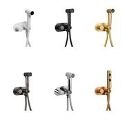 Grifo Bidet Rociador de bidé inodoro portátil latón
