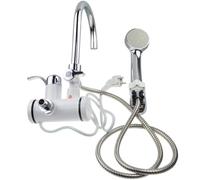 Grifo Calentador De Agua Calentador de agua eléctrico instantáneo, ducha flujo caliente, grifo calentamiento, cocina, portátil sin tanque(Lateral big bend)