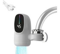 Grifo Calentador De Agua Caliente | Grifo de Agua Caliente Instantánea con Pantalla LED de Temperatura,Accesorios Para Baño Hotel Cocina Casa Interiores