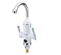 Grifo Calentador De Agua Grifo calentador de agua sin tanque, grifo cocina instantáneo 220V, flujo elemento 110V, calentado caliente con doble manija(220V Under water)