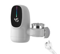 Grifo Calentador Eléctrico de Agua - Grifo Eléctrico Con Calentamiento Rápido Y Pantalla Digital LED - Accesorio Para 3000W Para Baño Cocina Interior