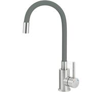 Grifo cocina Luno acero antracita caño flexible BOC_T720