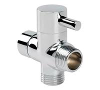 Grifo con interruptor de 3 vías G1/2 ", adaptador válvula e, desviadora ducha, grifo, conector divisor, accesorios baño