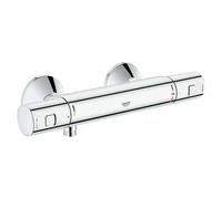 Grifo con termostato Precision Start (Ancho: 8 cm, Cromo, Resplandeciente)