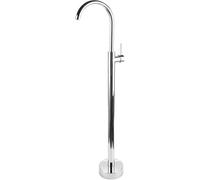 Grifo De Bañera Independiente, Grifo De Bañera De Latón Y Acero Inoxidable para Montaje En Suelo, Grifo De Ducha Moderno, Grifo De Lavabo Elegante para Lavabo De Columna. Electroplated