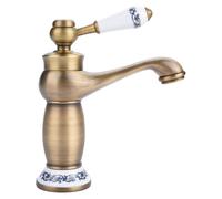 Grifo de baño de alta calidad: mezclador de un solo mando, fabricado en latón duradero, ideal para lavabo, fácil de instalar y que ahorra agua