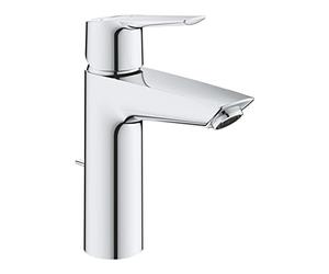 Grifo de baño GROHE QUICKFIX Start, monomando, con desagüe, mousseur de ahorro de agua, tamaño M, cromado, 23552002 (importado de Alemania)