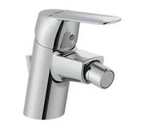 Grifo de bidé monomando con desagüe automático y acabado cromado Alfa Roca