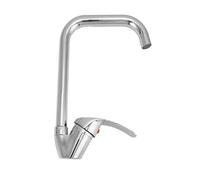 Grifo De Cocina Cañón Alto Antiguo Mezclador De Lavabo Cromado 8068