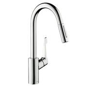 Grifo de cocina monomando caño alto + extraíble hansgrohe cento xl cromado