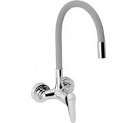 Grifo de cocina con brazo flexible Titania Iris New, cromo, modelo 94484,0S