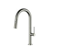 Grifo de cocina con fregadero extraíble en acero inoxidable acabado gris cepillado Plenum Källa