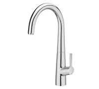 Grifo de cocina con monomando y caño giratorio acabado cromado C Syra Roca