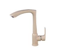 Grifo de Cocina de aleación de Cobre, Grifo de Fregadero de Cocina de Piedra de Cuarzo, Grifo Mezclador de Agua fría de Cobre, Grifo de un Solo Orificio, manija única, rotación de 360 Grados, Tipo