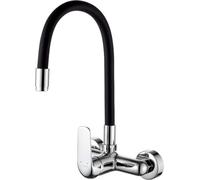Grifo de cocina de montaje en pared con caño flexible, color , modelo Elza