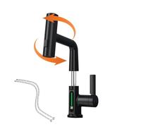 Grifo De Cocina Grifo De Cocina Inteligente Con Extensión Retráctil 5 Modos | Grifo Inteligente Con Rotación 360° Para Lavabo De Cocina Baño Autocaravana Hotel Lavadero