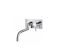Grifo de Cocina Monomando Empotrable Tube Unisan - Caño Giratorio, Latón Cromado