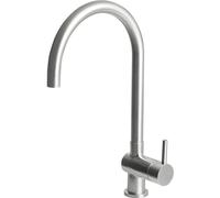 Grifo de cocina Sapho PE, acero inoxidable cepillado