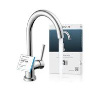 Grifo de cocina SCHÜTTE Cornwall, grifo de cocina, mezclador de fregadero giratorio 360 grados para fregaderos dobles, 79116 cromado