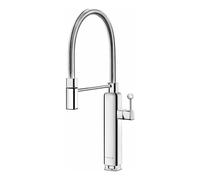 Grifo de cocina Smeg MDF50SS - Monomando, Cromo, 360°