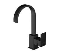 Grifo de cocina Steinberg serie 135, giratorio, sin juego de desagüe, 150 mm de proyección, 1351401S, Color: negro mate