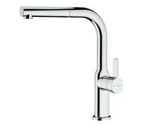 Teka Oval grifo de cocina de pie cromo 116020017