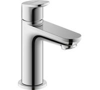 Grifo de columna Duravit Wave, 90 mm de proyección, sin juego de desagüe, WA1080002010, Color: Cromo alto brillo