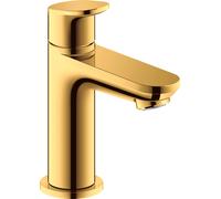 Grifo de columna Duravit Wave, 90 mm de proyección, sin juego de desagüe, WA1080002034, Color: Oro pulido