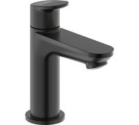 Grifo de columna Duravit Wave, 90 mm de proyección, sin juego de desagüe, WA1080002046, Color: Negro Mate