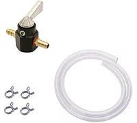 GRIFO DE COMBUSTIBLE 8MM + MANGUERA + ABRAZADERA TUBO GASOLINA UNIVERSAL ON OFF INTERRUPTOR FUEL MOTO Válvula DE GAS DEPOSITO DESBROZADORA MOTOSIERRA CORTACÉSPED CORTASETOS HONDA STIHL BOSCH VINTAGE
