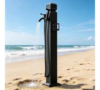 Grifo de hidrante de jardín, columna de agua exterior a prueba de congelación para poste de característica de agua con soporte de manguera de granja de patio trasero(Estilo 3,Height: 95cm/37.4in)