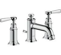 Grifo de lavabo de 3 orificios, modelo AXOR MONTREUX 30 DN 15 m, con palanca de tamaño "m", conexión ZAG 1 1/4 pulgadas, acabado cromado