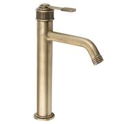 Grifo de lavabo de la serie Sapho VERSI, altura de 240 mm, color bronce