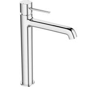 Grifo de lavabo de montaje en superficie, modelo POLA, cromado, de altura elevada - Código BAP 02ND, sistema antical, 8 años de garantía, bajo consumo de agua, fácil instalación