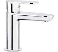 Grifo de lavabo Deante Alpinia, cromado, de pie, sin tapón de desagüe