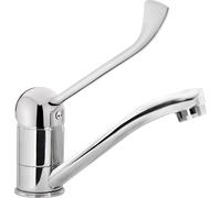 Grifo de lavabo Deante Clinic, cromado, de un solo mando, con caño giratorio, ecológico, fabricado en latón, clase A, con 2 años de garantía