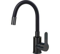 Grifo de lavabo Deante con caño flexible, modelo Nero, en color , fabricado en latón, de un solo mando. Alta calidad y diseño moderno