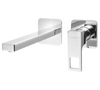 Grifo de lavabo empotrado Sapho FORATA, 18,5 cm, cromo