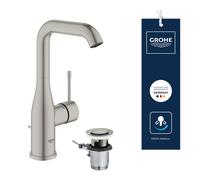 Grohe Essence grifo para lavabo de pie SuperSteel 32628DC1