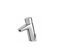 Grifo de Lavabo Mezclador con Temporizador Lock Unisan - Cromo, Latón - Sin válvula click-clack