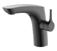 Grifo de lavabo monomando acabado negro titanio cepillado Insignia Roca