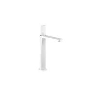 Grifo de Lavabo Monomando Alto Line 42 Unisan - Latón Blanco - Con válvula click-clack