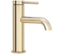 Grifo de lavabo Rea SPOT, color dorado, de bajo perfil