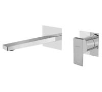 Grifo de lavabo Sapho SPECTRE, de dos salidas, acabado cromado