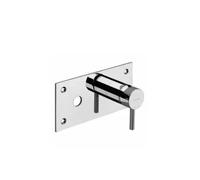 Grifo de Pared para Columna de Ducha 21 cm Latón Cromado Unisan Tube - Sin kit de ducha