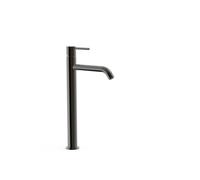 Grifo de repisa XXL para lavabo monomando alto de acabado negro metalizado Study Tres