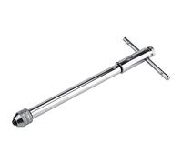 Grifo de trinquete con mango en T ajustable Llave de rosca Tapón métrico Grifo en forma de T M3-M8 y M5-M12 Para juego de grifos y matrices Plata[M5-M12 largo]