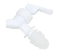 Grifo dispensador de 15 mm para hacer vino, cubo de embotellado, decantador de vino tinto aireador, boquilla de plástico blanco
