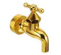 Grifo Dorado Flotante Invisible Caño para Fuente de Jardín | Decoración Exterior para Jardín, Plástico Resistente, Apto para Uso al Aire Libre, Práctico y Decorativo